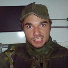 Jag i lumpen. L&auml;gg m&auml;rke till min brutna n&auml;sa. Foto: Jag.