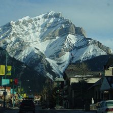 Huvudgatan i Banff.. Foto: Henke.