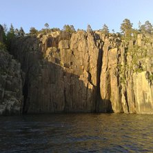 30 meter h&ouml;g och 70 meter djupt i vattnet. Foto: magnus lindstr&ouml;m.