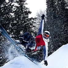 lekte lite p&aring; n&aring;gon sn&ouml; grej....... Foto: Albert engstr&ouml;m. &Aring;kare: Rassmus hagberg.