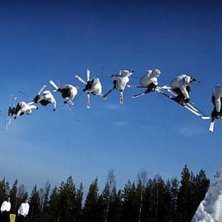Stilstudie av Andreas Sundell 
under Royal Slopes. Foto: Tobias Ivarsson. &Aring;kare: Andreas Sundell.