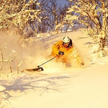 Helt sjuk ljus idag p&aring; &ouml;vre delen av skutan! Vi . Foto: Johan St&aring;hlberg. &Aring;kare: Reine Barkered.
