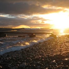 Stromvindar i solnedg&aring;ng. Foto: Johan Isaksson.