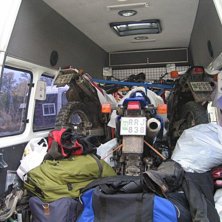 Man kan faktiskt &auml;ven MCbumma med gammal invalidb. Foto: Henrik Almqvist.