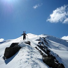 Our late winter/early summer mountain, Strandstind. Foto: Anett Haugan. &Aring;kare: Olav Solberg.