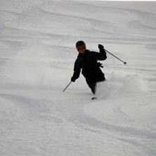 V&auml;derutsikterna s&aring;g inte bra ut, men vi chansade. Foto: Karin K&aring;sa. &Aring;kare: Vegard K&aring;sa.