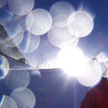 Sn&ouml;yra p&aring; linsen, fr&auml;ck effekt.. Foto: Andreas Peterson.