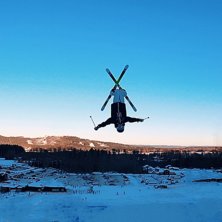 Linus Johansson skidgl&auml;dje i SkiSunne..