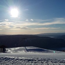 Str&aring;lende sol p&aring; Norefjell i dag! 
Sola skinner .