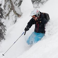 Cat skiing Kanada. Foto: Steve Shannon. &Aring;kare: Jacob Molin.