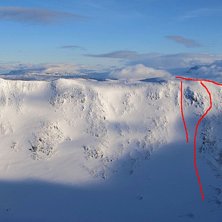 Getryggens baksida tillika nordsida. De flesta utg. Foto: Mattias Skantz.