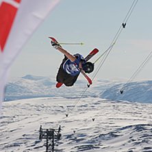 Bilder ifr&aring;n dagens SM Big Air 2009 ifr&aring;n &Aring;re! . Foto: Petter Persson. &Aring;kare: -ll-.