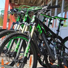 Sjusj&oslash;en Mountain Bike Park &aring;pner 18. juni.
Utle.