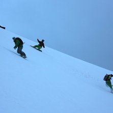 CREW-N UP! living in Jurgen&amp;#039;s van for a m. Foto: Samuel G.. &Aring;kare: Kleny, Brian and Jurgen.
