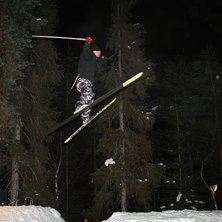 Hoppet testas. Foto: Jag. &Aring;kare: Nicke E.