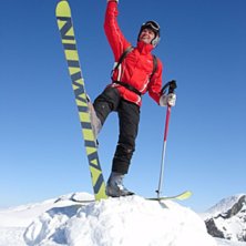 Toppr&ouml;set skall bestigas!. Foto: Pontus Netler. &Aring;kare: Mats Mehlqvist.