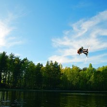Nocopy var p&aring; bes&ouml;k i Orsa det slutade med hopp . Foto: Robin Eriksson. &Aring;kare: Andreas.