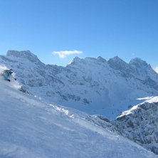Grymma sn&ouml;fallet i mars 40 cm sjukt fluffigt pude. Foto: Glesbyggdsanders. &Aring;kare: Norge Lene.