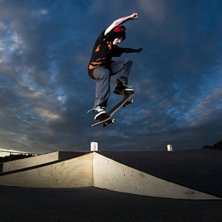 Fs 180 i solnedg&aring;ngen. Foto: Anton Svanborg. &Aring;kare: Jonathan &Aring;berg.