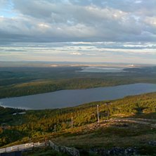 Fotat uppe vid Toppstugan:P. Foto: Jag.