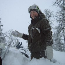 Jag som fastnat i l&ouml;ssn&ouml;n mitt ute i skogen! =P. &Aring;kare: Jag.