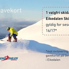 Julegavetips fra Eikedalen Skisenter!
N&aring; kan du k.