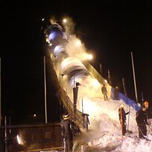 Inrunbygge p&aring; winterjam... Foto: Mr hox.