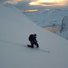 1100m puder ned till bilen vid havet.. Foto: Sara Widell. &Aring;kare: Oscar Wahlund.