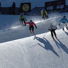 Foto: Flip McCririck /Shazamm/ESPN Images. &Aring;kare: Ophelie David - Gold Medal, Valentine Scuotto - Silver Medal, - Meryll Boulangeat - Bronze Medal.