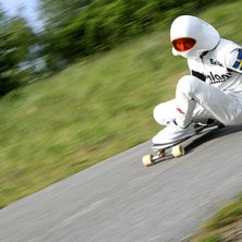 Snakie k&ouml;r fort.... Foto: Martin Klawitter. &Aring;kare: Erik Lundberg.