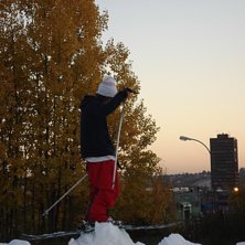 kul i sn&ouml;h&ouml;g. Foto: Fille gisen. &Aring;kare: davvis.
