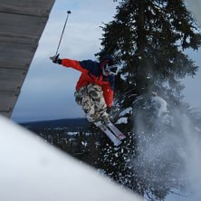 Lekte lite i vemdalen, f&ouml;rsta skiddagen f&ouml;r s&auml;s. Foto: Erik Larsson. &Aring;kare: Fredrik Persson.