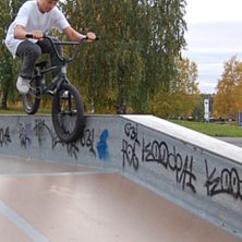 Smith grind. Foto: Pontus. &Aring;kare: Lauri Nordin.