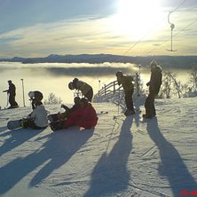 &Aring;rets f&oslash;rste dag:D NICE!!!!!!!!!!!!. Foto: Morten Fredriksen. &Aring;kare: Snowboard linjen.
