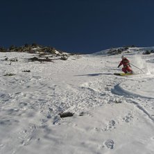 S&aring; h&auml;r mycket sn&ouml; &auml;r det i Verbier i februari.. Foto: Anton Mattsson. &Aring;kare: Carl Edin.