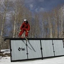 Sk&ouml;n H&ouml;g Rail i Vail. Foto: Filip Christensen. &Aring;kare: Henrik Lampert.