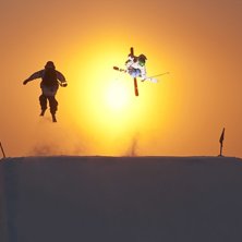 Soft dag i br&auml;cke. Sjukt kallt men sk&ouml;nt ljus.. Foto: Niclas Magnusson. &Aring;kare: Jesper Tj&auml;der.