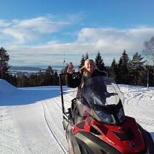 Ikke akkurat d&aring;rlig v&aelig;r
Minus en grad. Sol. Topp.