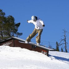 Teodor tester Pimp-patroln ved Namdals folkeh&oslash;gsk. Foto: Kurt Are Lona. &Aring;kare: Teodor Ruud.