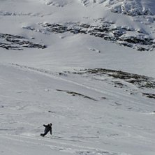 H&aring;rt och sv&aring;r&aring;kt men fint v&auml;der. Foto: Andreas H&auml;gglund. &Aring;kare: Stefan Johansson.