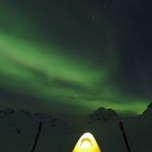 Camp i norrsken..