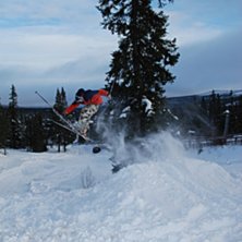 Lekte lite i vemdalen, f&ouml;rsta skiddagen f&ouml;r s&auml;s. Foto: Erik Larsson. &Aring;kare: Fredrik Persson.