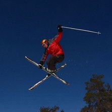 Ett hopp. Foto: Stefan Vikberg. &Aring;kare: Janne vikberg.
