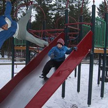 Jonas skulle t&auml;vla med en liten unge. han r&aring;kada. Foto: Siappan. &Aring;kare: jonas.