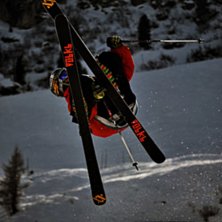 Camelboxen p&aring; t&auml;vlingen Mayrhofen Freeski Open. Foto: Hilla Aspman. &Aring;kare: Markus Eder.