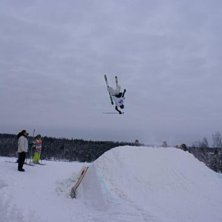 Backflip. Foto: Erik Iven&auml;s. &Aring;kare: Joseph Jansson (jag).