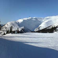 Ta&acute;t lugnt sn&ouml;t&auml;cket tunt st&aring;r det uppe p&aring; To. Foto: Robert Didriksson.