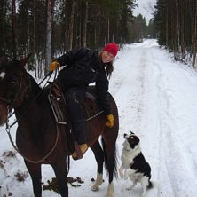 V&auml;dergudarna var inte med oss, men det blev en tr. Foto: Michael H&ouml;gberg. &Aring;kare: Pia Bosell.