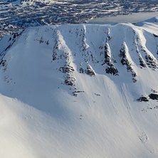 Bandaklumpen, fotograferad fr&aring;n Storsylensidan.
. Foto: Mattias Skantz.