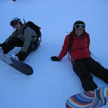 Lite utmattade efter l&aring;nghajk!. Foto: Linus H&ouml;rnberg. &Aring;kare: Frida &amp;amp; Ams.